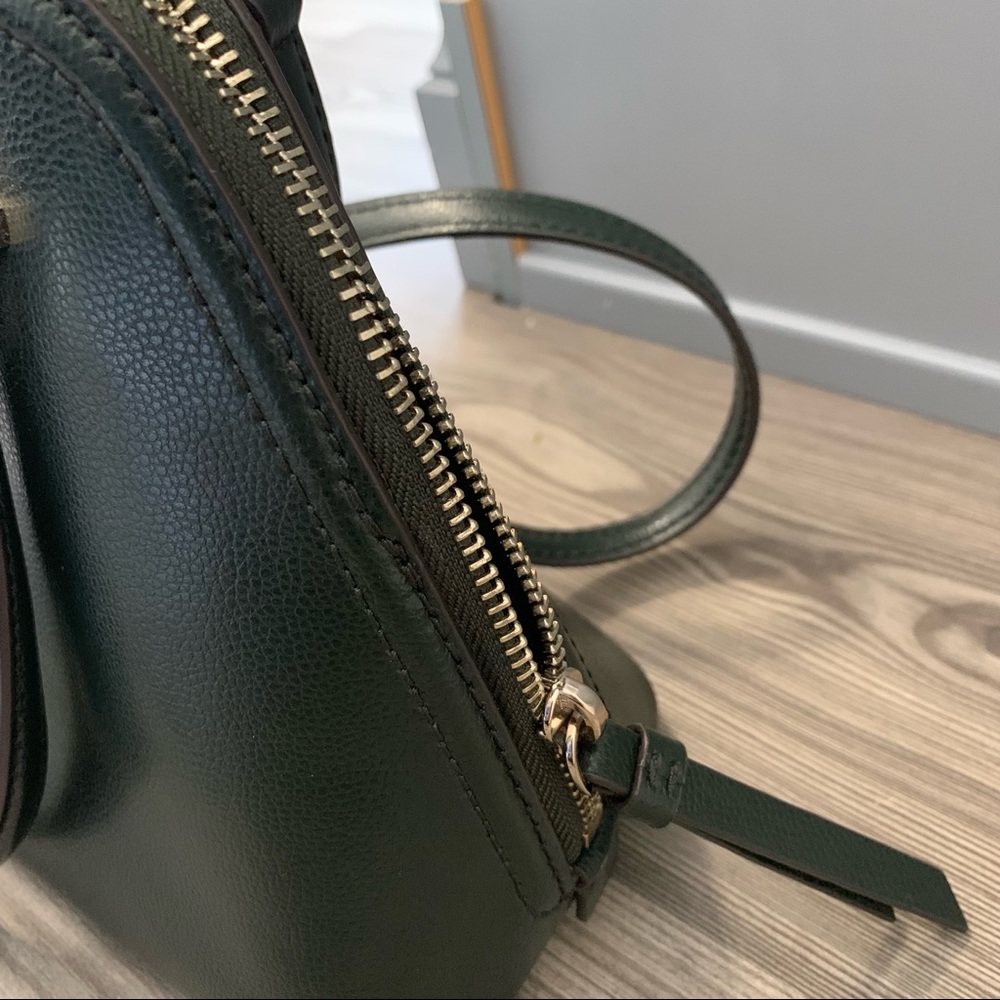 Kate Spade Dark Green Patterson Drive Dome
Satchel Crossbody Leather Bag - Picture 6 of 8